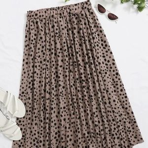 Animal print skirt